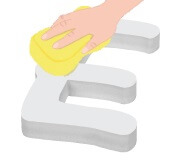 Nettoyer du PVC blanc pour peindre