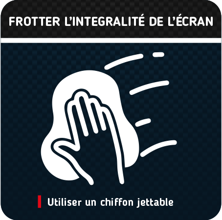 frotter Frotter l'écran